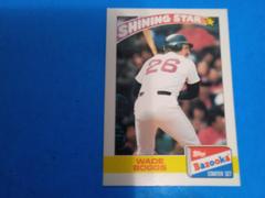 Wade Boggs #3 Baseball Cards 1989 Bazooka Prices