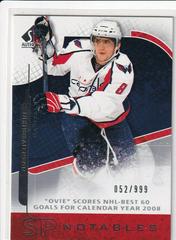 Alexander Ovechkin Hockey Cards 2008 SP Authentic Prices