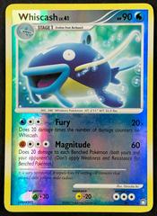 Whiscash [Reverse Holo] #40 Pokemon Mysterious Treasures Prices