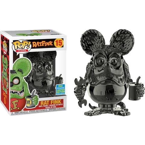 Rat Fink [Gray Chrome] #15 Funko POP Icons