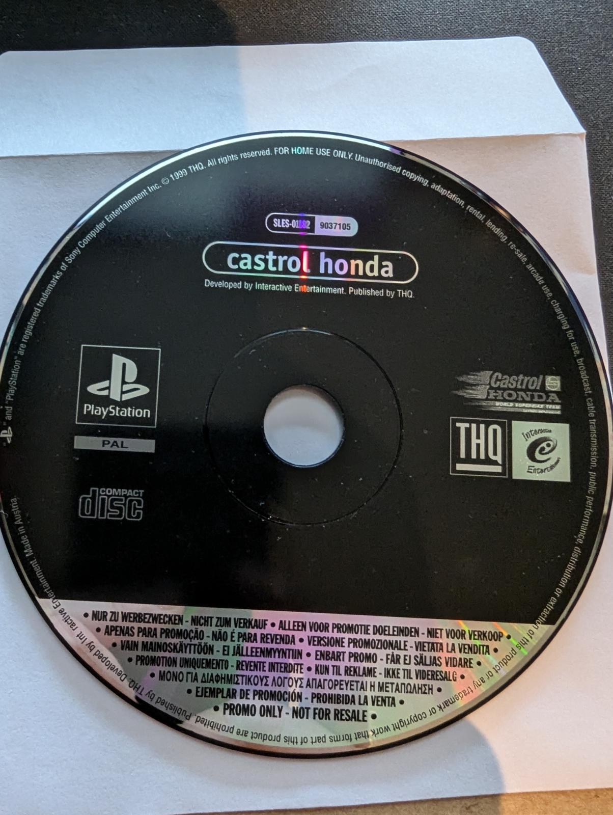 Castrol Honda [Promo Not For Resale] PAL Playstation