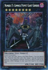 Number 15: Gimmick Puppet Giant Grinder [1st Edition] NUMH-EN027 YuGiOh Number Hunters Prices