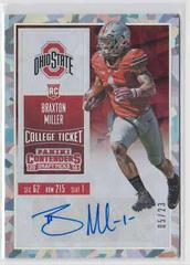 Braxton Miller [White Jersey Autograph] Football Cards 2016 Panini Contenders Draft Picks Prices