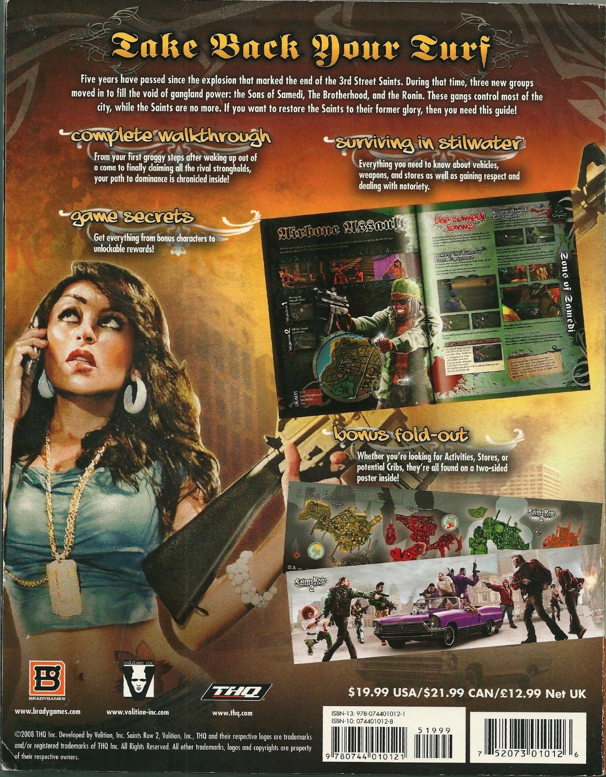 Saints Row 2 [BradyGames] Prices Strategy Guide | Compare Loose, CIB ...