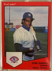 Deion Sanders Baseball Cards 1989 Procards Prices