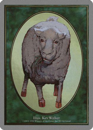 Sheep Token #93 Magic Unglued