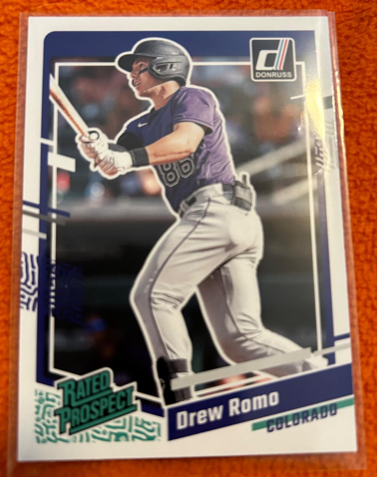 Drew Romo #87 Prices | 2023 Panini Donruss | Baseball Cards
