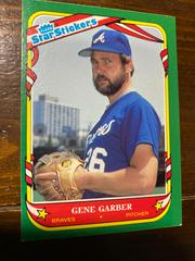 Gene Garber #44 Baseball Cards 1987 Fleer Star Stickers Prices