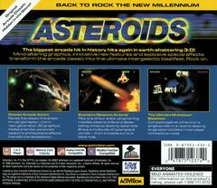 Back Cover | Asteroids Playstation