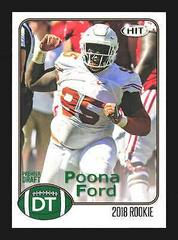 Poona Ford #23 Football Cards 2018 Sage Hit Premier Draft Prices