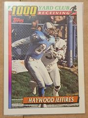 Haywood Jeffires Football Cards 1989 Topps 1000 Yard Club Prices