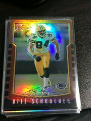 Bill Schroeder [Refractor] #69 Football Cards 2000 Bowman Chrome Prices
