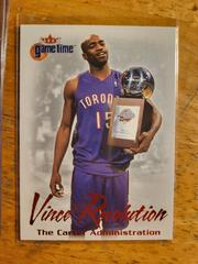 Vince Carter #6 Basketball Cards 2000 Fleer Game Time Vince and the Revolution Prices