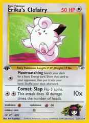 Erika's Clefairy [1st Edition] Pokemon Gym Heroes Prices