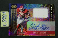 Christian Okoye #IJ-CO Football Cards 2021 Panini Illusions Immortalized Jersey Autographs Prices