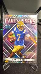 Dante Moore #ER-10 Football Cards 2023 Bowman Chrome University Unexpected Delights Early Risers Prices