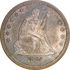1864 S Coins Seated Liberty Quarter Prices