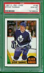 Steve Thomas #188 Hockey Cards 1987 O-Pee-Chee Prices