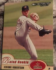 Jerome Robertson #29 Baseball Cards 2003 Donruss Prices