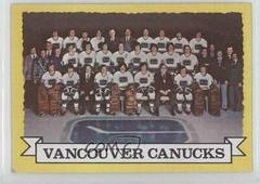 Canucks Team #107 Hockey Cards 1973 Topps Prices