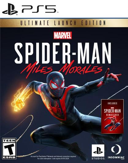 Marvel Spiderman: Miles Morales [Ultimate Launch Edition] Cover Art