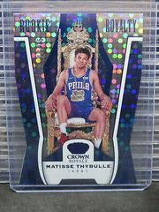 Matisse Thybulle [Blue] #5 Basketball Cards 2019 Panini Crown Royale Rookie Royalty Prices
