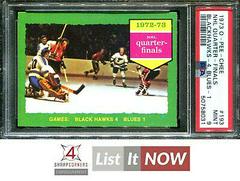 NHL Quarter Finals [Blackhawks 4, Blues 1] #193 Hockey Cards 1973 O-Pee-Chee Prices