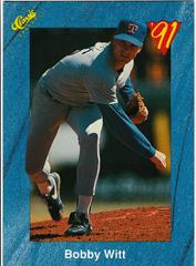 Bobby Witt #T87 Baseball Cards 1991 Classic Prices