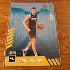 Nikola Jovic [Winter] #27 Basketball Cards 2022 Panini Hoops Arriving Now Prices