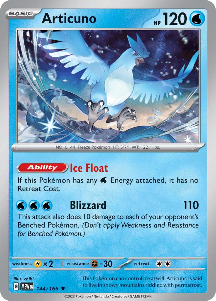 Articuno #144 Pokemon Scarlet & Violet 151