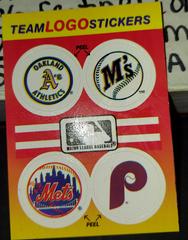 A's, Twins, Mets, Phillies Baseball Cards 1991 Fleer Team Logo Stickers Top 10 Prices
