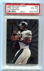 Fred Taylor #9b Football Cards 1998 Bowman's Best Autographs Prices