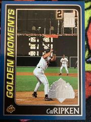 Cal Ripken [Golden Moments] #158 Baseball Cards 2001 Topps Opening Day Prices