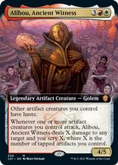 Alibou, Ancient Witness [Extended Art] Magic Commander 2021 Prices