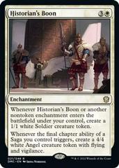 Historian's Boon #21 Magic Dominaria United Commander Prices