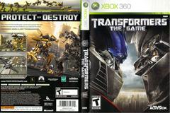 Slip Cover Scan By Canadian Brick Cafe | Transformers: The Game Xbox 360