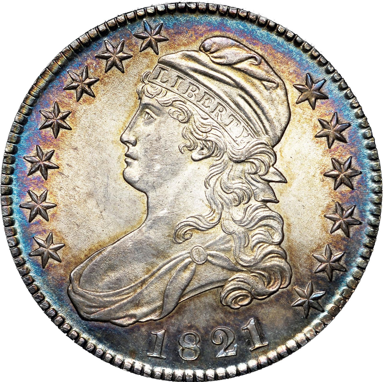 1821 [PROOF] Coins Capped Bust Half Dollar