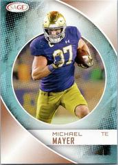 Michael Mayer [Gold] #111 Football Cards 2023 Sage Prices