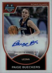 Paige Bueckers #07BA-PB Basketball Cards 2023 Bowman Chrome University 2007-08 Autographs Prices