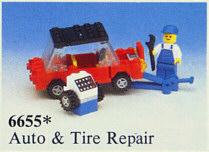 LEGO Set | Auto & Tire Repair LEGO Town