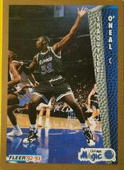 Shaquille O'Neal Basketball Cards 1992 Fleer Drake's Prices