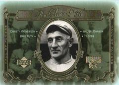 Honus Wagner Baseball Cards 2001 Upper Deck Hall of Famers the Class of '36 Prices