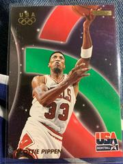 Scottie Pippen #45 Basketball Cards 1996 Skybox USA Basketball Prices