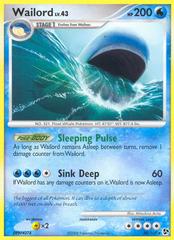 Wailord #30 Pokemon Great Encounters Prices