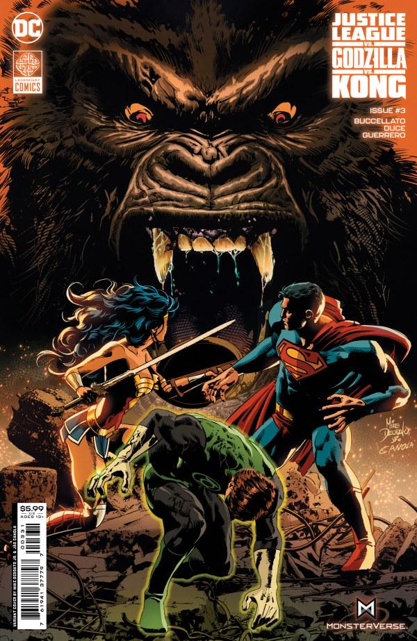 Justice League vs. Godzilla vs. Kong [Deodato Jr.] #3 (2023) Comic Books Justice League vs. Godzilla vs. Kong