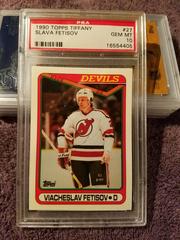 Slava Fetisov #27 Hockey Cards 1990 Topps Tiffany Prices