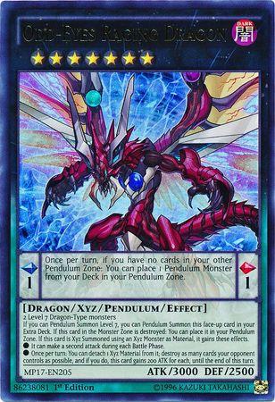 Odd-Eyes Raging Dragon MP17-EN205 YuGiOh 2017 Mega-Tin Mega Pack