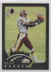 Cliff Russell [Black Refractor] #190 Football Cards 2002 Topps Chrome Prices