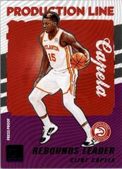 Clint Capela [Press Proof Purple] #3 Basketball Cards 2021 Panini Donruss Production Line Prices