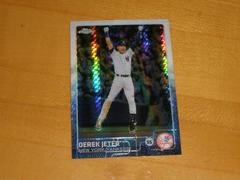Derek Jeter [Prism Refractor] Baseball Cards 2015 Topps Chrome Prices